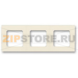 Рамка трехместная, слоновая кость/белый ABB 2CHH015030A6017 