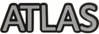 ADHESIVE PLATE CHROME/BLACK ATLAS