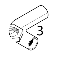 Outlet elbow Silanos N700 PS
