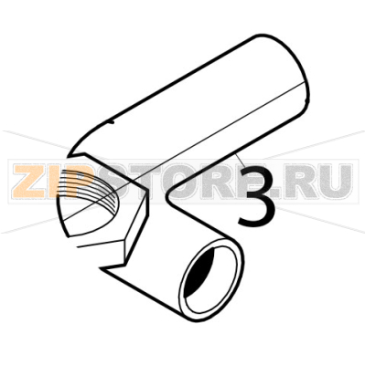 Outlet elbow Silanos N700 PS Outlet elbow Silanos N700 PSЗапчасть на деталировке под номером: 3