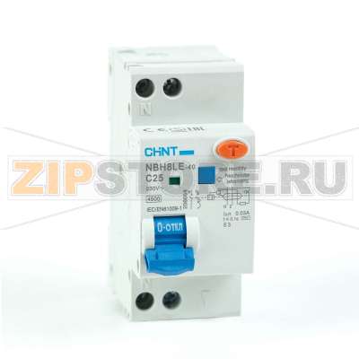 Дифавтомат 25 А, 4.5 кА Chint NBH8LE-40 