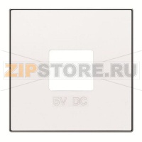Накладка для зарядного устройства USB, альпийский белый ABB 2CLA858500A1101