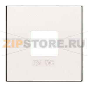Накладка для зарядного устройства USB, альпийский белый ABB 2CLA858500A1101 