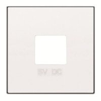 Накладка для зарядного устройства USB, альпийский белый ABB 2CLA858500A1101