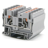 Клемма проходная Push-in, синяя CHIKU RPV 6 BU