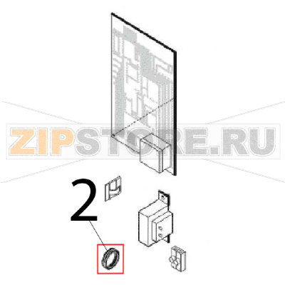 Grommet Ø: 21 Angelo Po FM1011E1 Grommet Ø: 21 Angelo Po FM1011E1Запчасть на деталировке под номером: 2