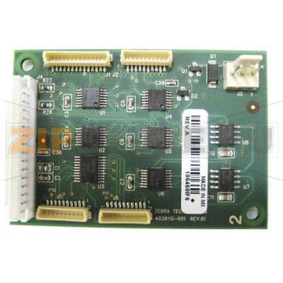 Kit, I/O interface PCBA Zebra P430i Kit, I/O interface PCBA Zebra P430iЗапчасть на деталировке под номером: 105912G-052