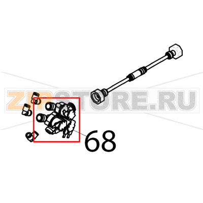 Elecrtic valve Piron P920RXS Elecrtic valve Piron P920RXSЗапчасть на деталировке под номером: 68