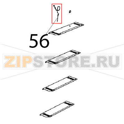 Sonda al cuore multipunto L=2050 Unox XBC 1005E Sonda al cuore multipunto L=2050 Unox XBC 1005EЗапчасть на деталировке под номером: 56