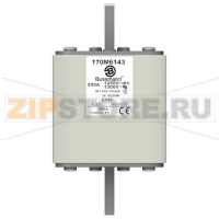 Предохранитель, 2200 A, AC 550 В, size 3, 91x76x70 мм, aR, IEC Eaton FUSE 2200A 550V 3SPKN/55 A