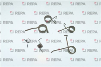 Repair kit for springs in 2 step handle