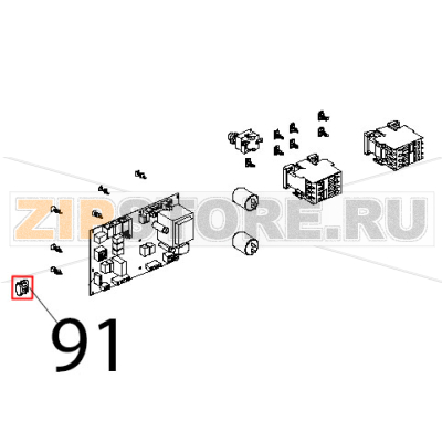 Morsett. a pettine Unox XVC 504 Morsett. a pettine Unox XVC 504Запчасть на деталировке под номером: 91