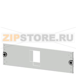 SIVACON S4 SENTRON 3VA cover 3VA10 (up to 100 A) 4-pole, 3-pole + N Mounting position horizontal fixed mounting, plug-in socket Number of switches 1 Height 150 mm Width 600 mm Siemens 8PQ2015-6BA26 