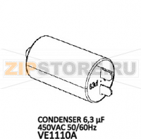 Condenser 6,3 µF 450VAC 50/60Hz Unox XFT 195
