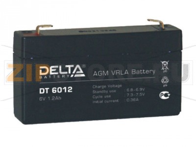 Delta DT 6012 Свинцово-кислотный аккумулятор Delta DT 6012 (характеристики): Напряжение - 6В; Емкость - 1,2Ач; Габариты: 97 мм x 24 мм x 52 мм, Вес: 0,29 кгТехнология аккумулятора: AGM VRLA Battery