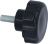 KNOB BLACK ø 59 mm PITCH M8