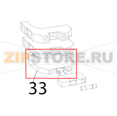 Morsetto porta fusibile Zanolli Citizen PW 9+9/MC Morsetto porta fusibile Zanolli Citizen PW 9+9/MCЗапчасть на деталировке под номером: 33