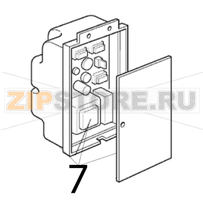 PC Board kit Scotsman AC 56 PC Board kit Scotsman AC 56Запчасть на деталировке под номером: 7
