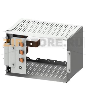 SIVACON S4 EBS 3VA cable connection rear 3VA22 (up to 250 A) Mounting position horizontal 3-pole Height 200 mm Siemens 8PQ6000-8BA30 