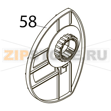 Supply holder R ass&#039;y Toshiba TEC B-SX4T-GS10/20-QQ-US Supply holder R ass'y Toshiba TEC B-SX4T-GS10/20-QQ-USЗапчасть на деталировке под номером: 58