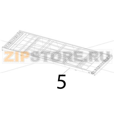 Bancale rete Zanolli Synthesis 11/65 VE Bancale rete Zanolli Synthesis 11/65 VEЗапчасть на деталировке под номером: 5