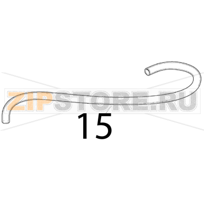 Tube Scotsman AC 56 Tube Scotsman AC 56Запчасть на деталировке под номером: 15