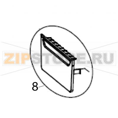 Cover front Sato WS212 Cover front Sato WS212Запчасть на деталировке под номером: 8Название запчасти на английском языке: Cover front Sato WS212.