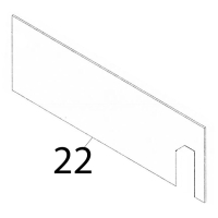 Vetro robax 242x725x4 GAM MD44