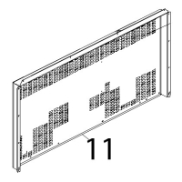 Schiena inox Unox XB 403G