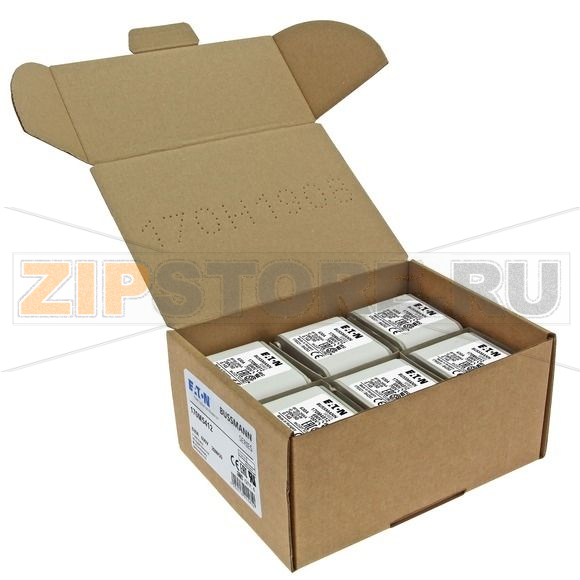 Предохранитель, 630 A, AC 690 В, size 2, 61x77x51 мм, aR, IEC UL, M10 Eaton FUSE 630A 690V 2BN 