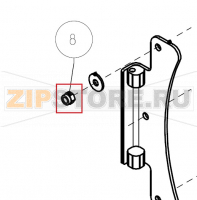 Dado autobloccante M6 Zn UNI 7473 Imesa LM 23                                       