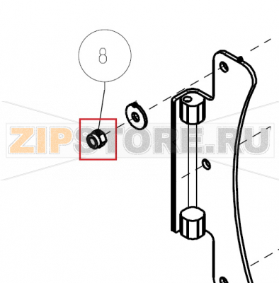 Dado autobloccante M6 Zn UNI 7473 Imesa LM 23                                        Dado autobloccante M6 Zn UNI 7473 Imesa LM 23Запчасть на сборочном чертеже под номером: 8Название запчасти на итальянском языке: Dado autobloccante M6 Zn UNI 7473 Imesa LM 23