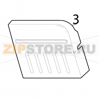 Cutter front lid, plastic moulding Intermec PD41 Cutter front lid, plastic moulding Intermec PD41Запчасть на деталировке под номером: 3Название запчасти на английском языке: Cutter front lid, plastic moulding Intermec PD41.