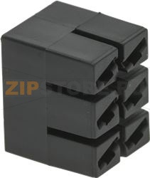 МОНТАЖНЫЙ БЛОК, ЧЕРНЫЙ 22X30 ММ 