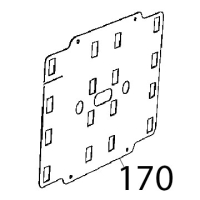 Remote control switch fixing panel Unox XB 895