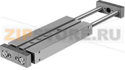 Пневмоцилиндр двухпоршневой Festo DPZJ-32-80-P-A-KF-S2 