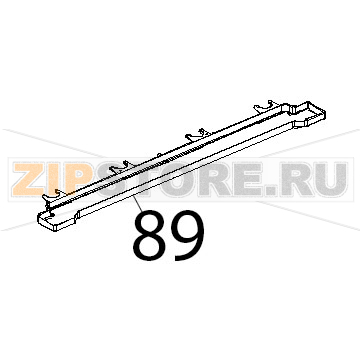 Cassetto raccogligocce Unox XBC 804 Cassetto raccogligocce Unox XBC 804Запчасть на деталировке под номером: 89