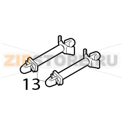 Locking support (long) LCBT-16S Toshiba TEC B-852-TS12-CN Locking support (long) LCBT-16S Toshiba TEC B-852-TS12-CNЗапчасть на деталировке под номером: 13