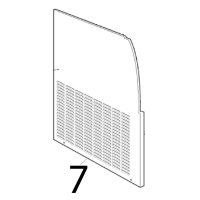 Left side panel Scotsman AF 124