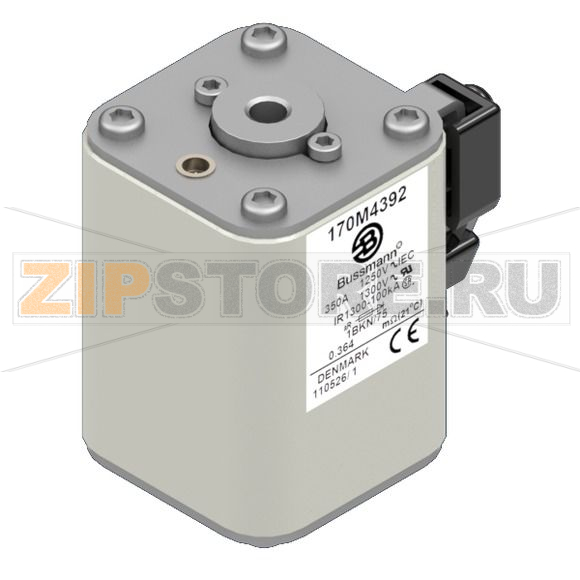Предохранитель, 350 A, AC 1250 В, 100 кА, size 1, 53x69x74 мм, aR, IEC UL Eaton FUSE 350A 1250 