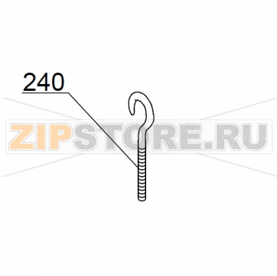 Hook screw DIHR HT 11 Hook screw DIHR HT 11Запчасть на деталировке под номером: 240Название запчасти на английском языке: Hook screw DIHR HT 11
