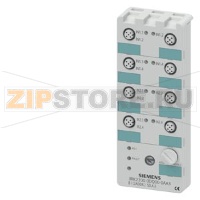 AS-ИНТЕРФЕЙС КОМПАКТНЫЙ МОДУЛЬ K60 A/B-SLAVE, ЦИФРОВОЙ, 8E, IP67 8 X 1 ВХОД 8 X M12 ГНЕЗДО С Y-II-РАСПРЕДЕЛЕНИЕМ МОНТАЖНАЯ ПЛАТА 3RK1901-0CA00 ИЛИ 3RK1901-0CB00 ЗАКАЗЫВАЕТСЯ ОТДЕЛЬНО Siemens 3RK2200-0DQ00-0AA3