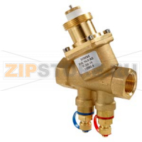 VPI46.15L0.6Q - Комбиклапан, PN25, DN15, 100575 л/ч, с патрубками для измерения давления Siemens VPI46.15L0.6Q