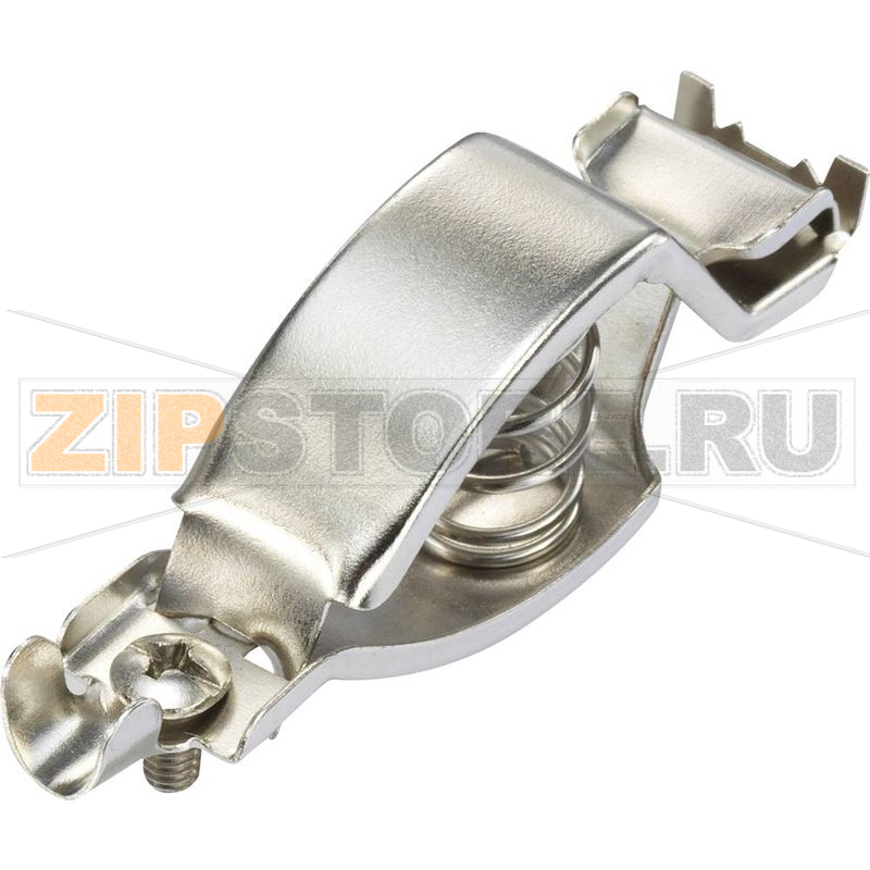 Щуп-зажим, тип: крокодил, серебристый, 13.5 мм, длина: 79 мм, 1 шт TRU Components 1365807 