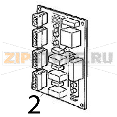 Connettore a 5 poli Scotsman MV 600 Connettore a 5 poli Scotsman MV 600Запчасть на деталировке под номером: 2