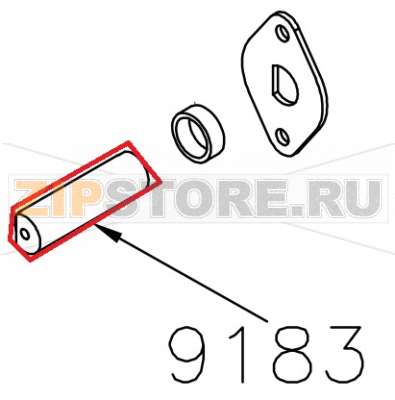 Alberino Per Ruota Di Rinvio Aristarco TR 1650                     Alberino Per Ruota Di Rinvio Aristarco TR 1650Запчасть на сборочном чертеже под номером: 9183Название запчасти Aristarco на итальянском языке: Alberino Per Ruota Di Rinvio Aristarco TR 1650