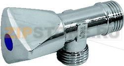 Shut-Off valve in chrome-plated brass M 