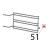 Nottolino M6, cromato fiss. griglie Unox XFT 110