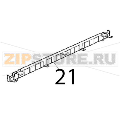 Profilo salvagoccia Unox XBC 615EG Profilo salvagoccia Unox XBC 615EGЗапчасть на деталировке под номером: 21