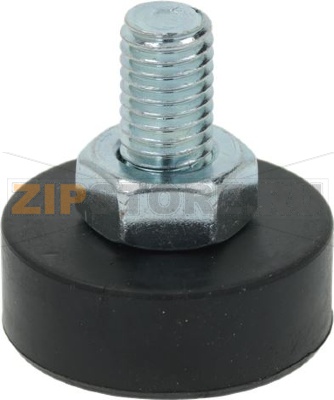 НОЖКА РЕЗИНОВАЯ  Ø 34 ММ ШТИФТ M10 